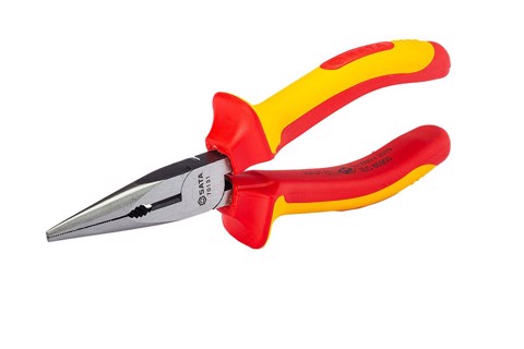 Kềm nhọn chuyên dùng 8in/200mm, cách điện 1000V Sata 70132
