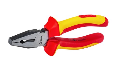 Kềm điện chuyên dùng 8in/200mm cách điện 1000V Sata 70333