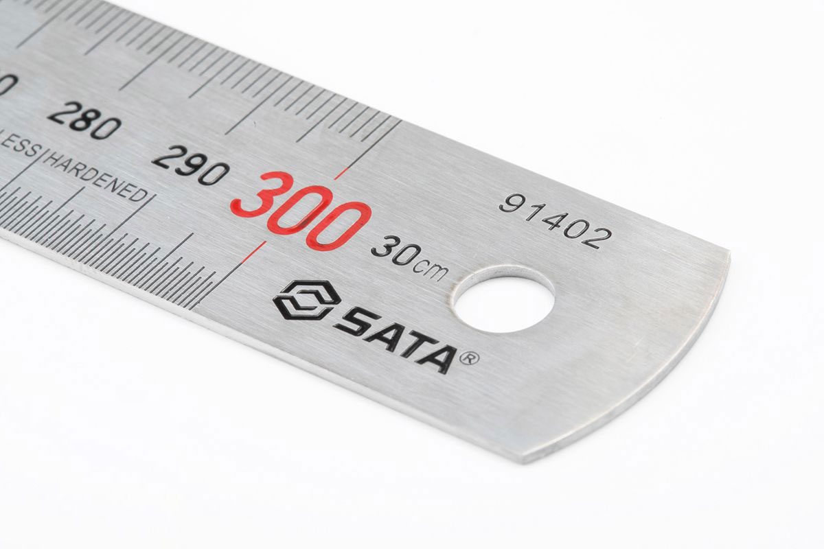 Thước lá thẳng 30cm Sata 91402