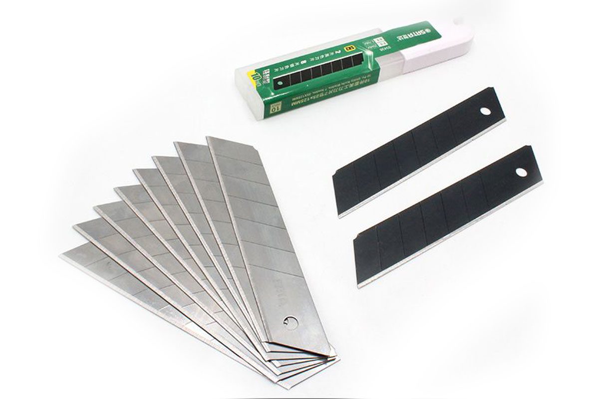 Lưỡi dao rọc giấy thép SK2 25mm Sata 93438