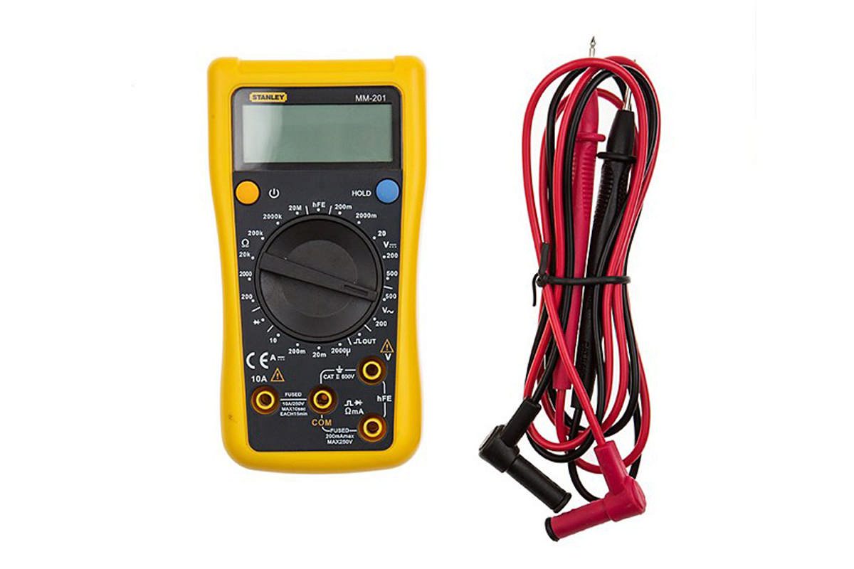 Dụng cụ đo mạch điện đồng hồ đo điện digital Stanley MM-201-23C