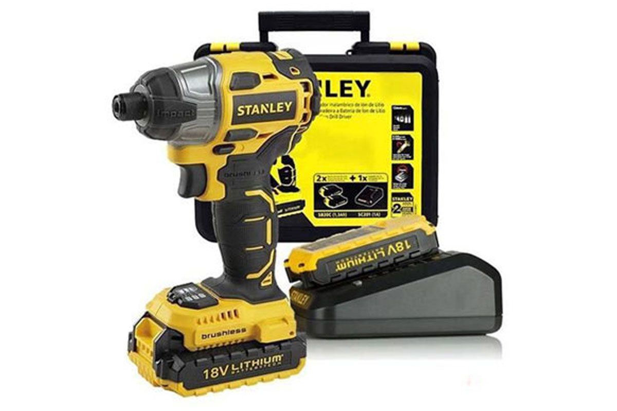 Máy vặn vít động lực pin 18V Stanley SBI201D2K-B1