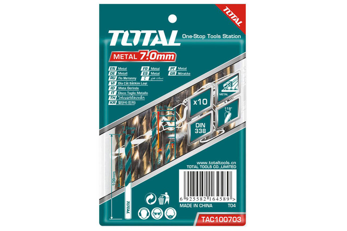 Mũi khoan sắt 6.0mm Total TAC100603