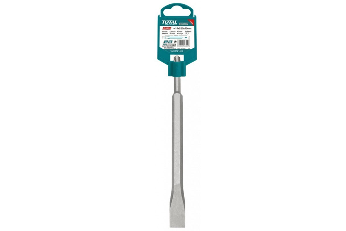 Mũi đục dẹp đuôi lục giác 30x410x40mm Total TAC1532301