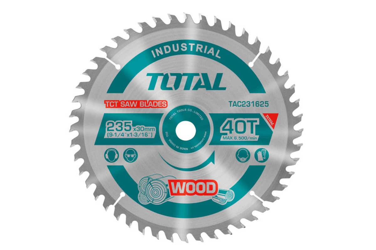 Lưỡi cưa gỗ hợp kim TCT 185mm Total TAC231443