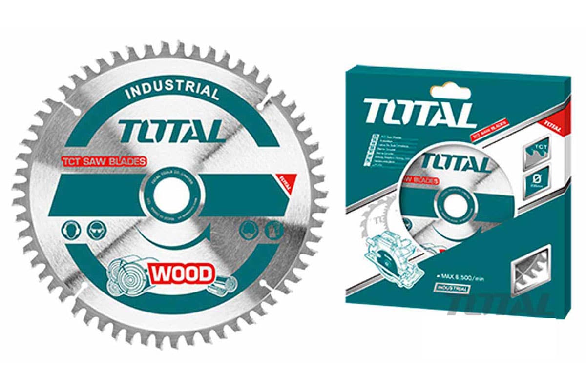 Lưỡi cưa gỗ hợp kim TCT 185mm Total TAC231443