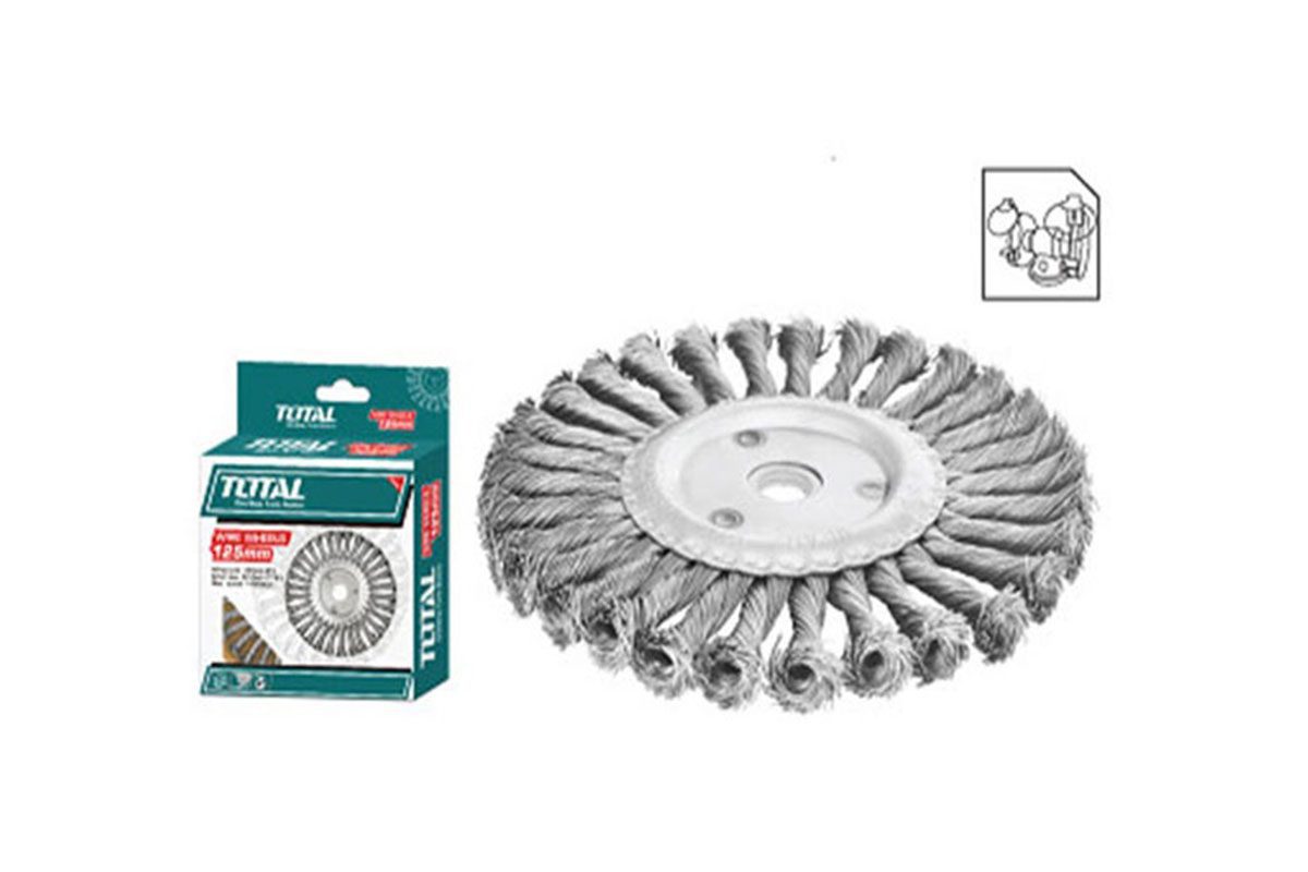 Bánh cước thép xoắn 150mm Total TAC35061