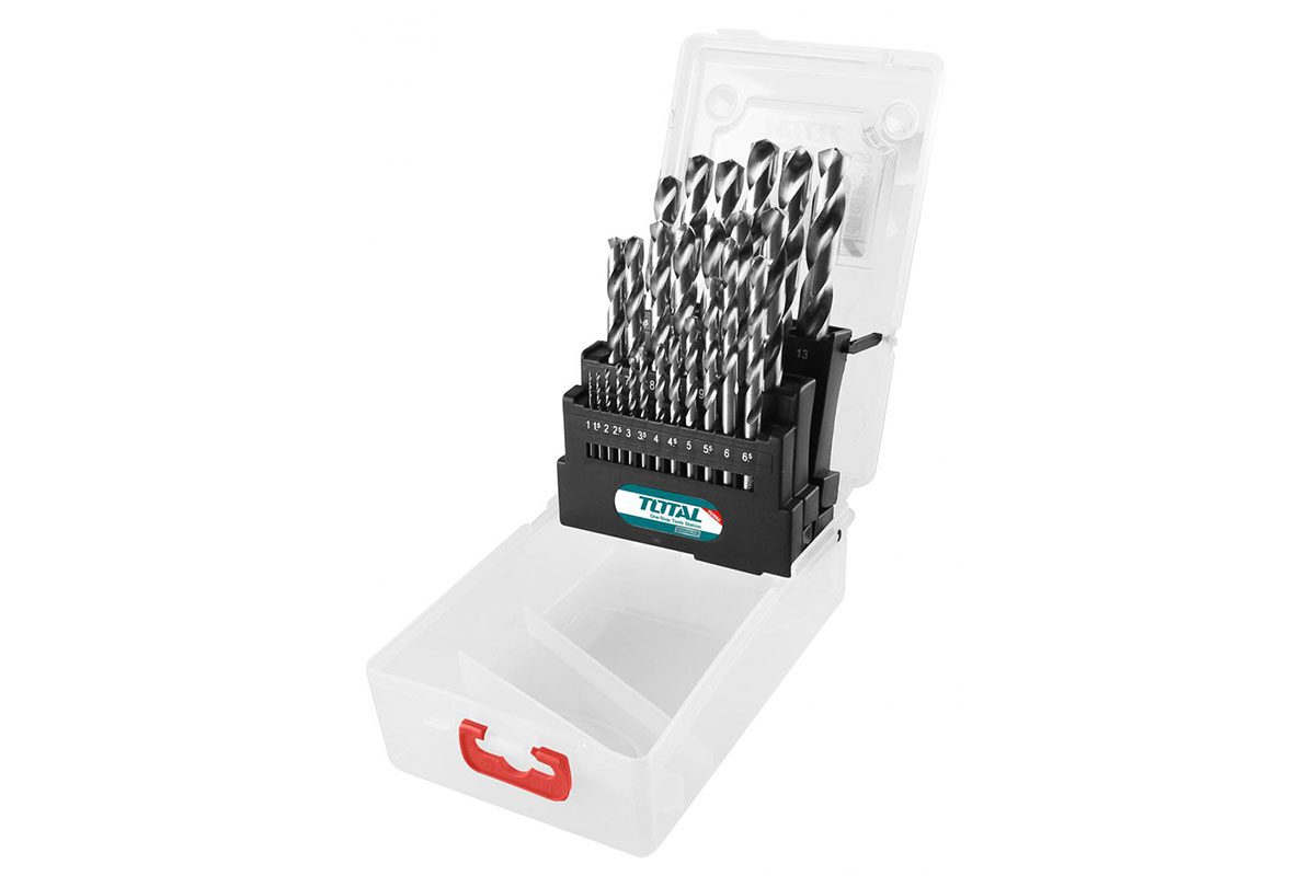 Bộ 25 mũi khoan sắt 1-13mm Total TACSD0251