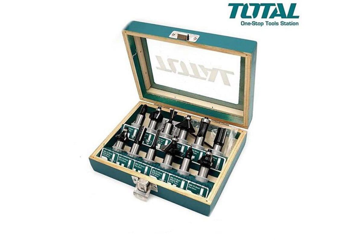 Bộ 12 mũi phay gỗ 1/4