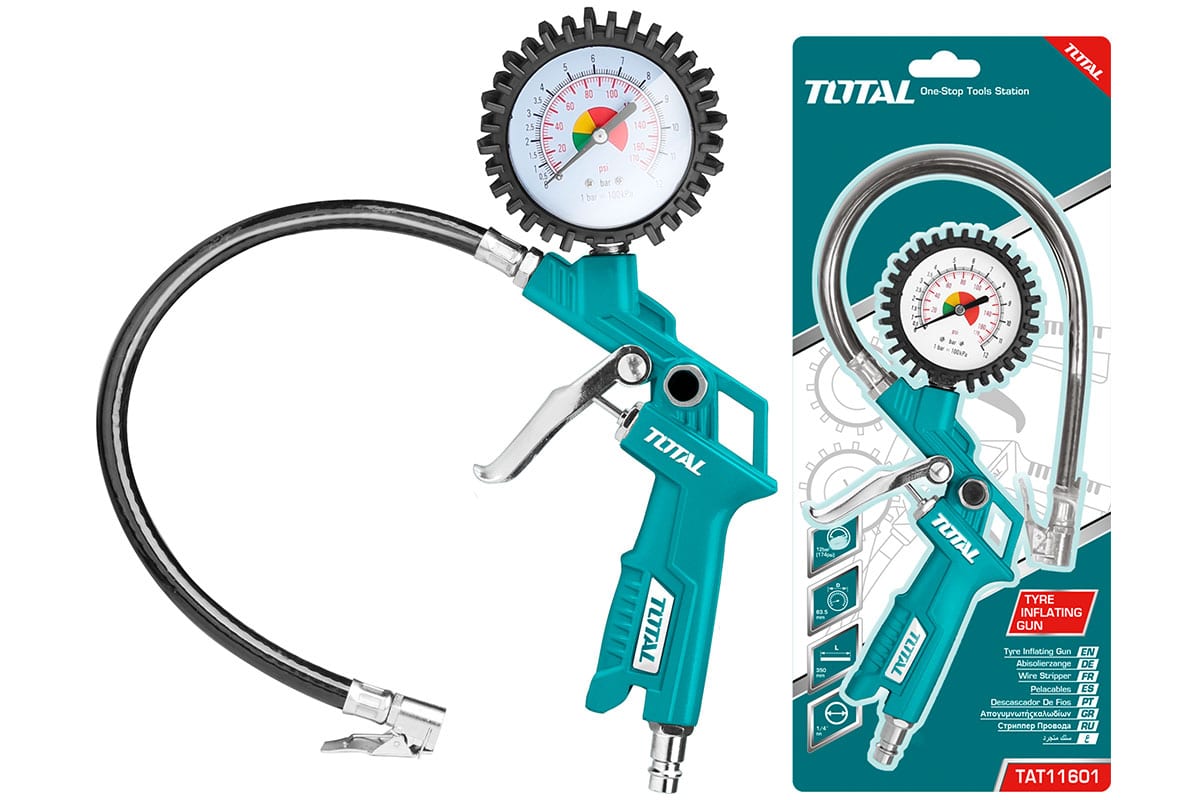 Súng bơm lốp xe ô tô khí Total TAT11601