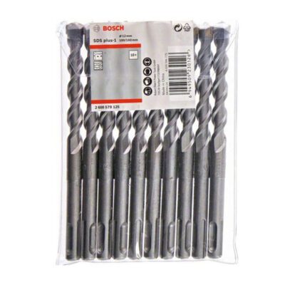 Bộ 10 mũi khoan SDS Plus 1 (12*160mm) Bosch 2608579125