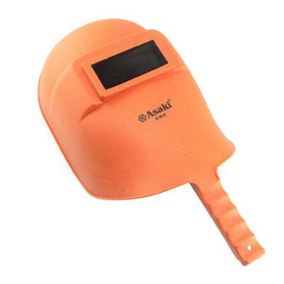 Mặt nạ hàn cầm tay chống UV nhựa PP cam Asaki AK-2032