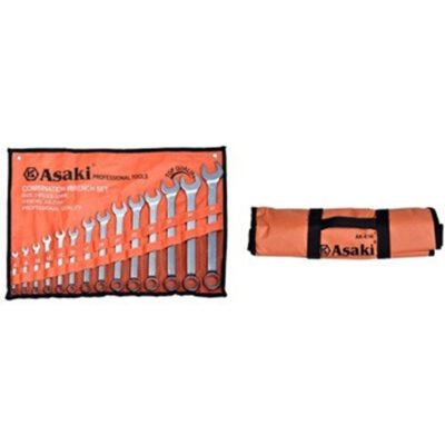 Bộ cờ lê vòng miệng 14 chi tiết xi mờ Asaki AK-7504