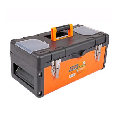 Thùng đồ nghề vỏ nhựa đáy sắt 45x23x20cm Asaki AK-9966