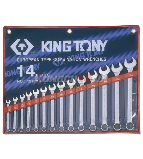 Bộ cờ lê vòng miệng 14 chi tiết 8-24mm Kingtony 1215MR