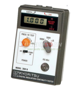 Đồng hồ đo điện trở cách điện (Mêgôm mét) Kyoritsu 3001B