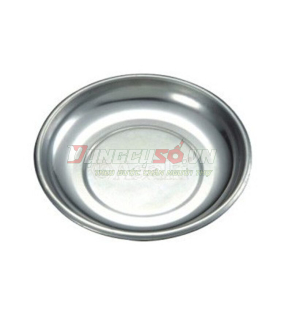 Khay inox tròn đựng linh kiện có nam châm Asaki AK-1087