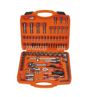 Bộ tuýp 1/4″ + 1/2″ 6 cạnh 94 chi tiết xi bóng Cr-V Asaki AK-9752