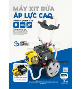 MÁY XỊT RỬA CHUYÊN DỤNG ANNOVI REVERBERI ITALY VIP PRO 151K | MOTOR TỪ – ÁP LỰC CAO 150BAR, 2600W