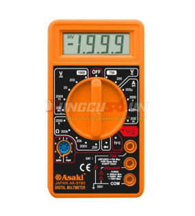 Đồng hồ đo điện vạn năng 3½ Digit LCD Asaki AK-9180