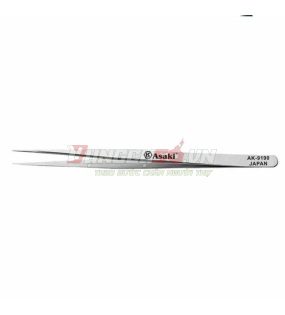 Nhíp inox gắp linh kiện mũi nhọn 140 x 7 x 2mm Asaki AK-9190