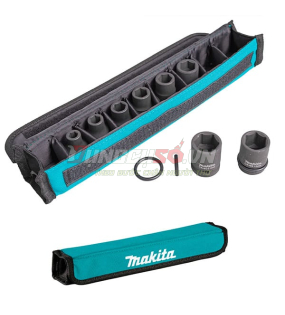 Bộ đầu tuýp siết bu lông 8 chi tiết 8-21mm Makita E-02989