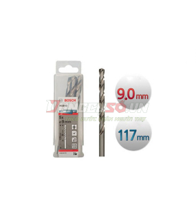 Mũi khoan sắt HSS-G 9.0mm (hộp 5 mũi)