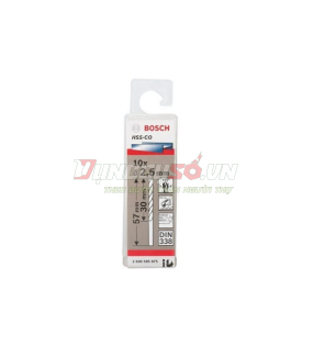 Mũi khoan INOX HSS-Co 2.5mm (hộp 10 mũi)