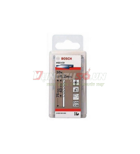 Mũi khoan INOX HSS-Co 4.2mm (hộp 10 mũi)