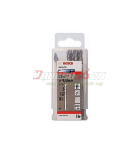 Mũi khoan INOX HSS-Co 4.8mm (hộp 10 mũi)