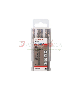 Mũi khoan INOX HSS-Co 5.5mm (hộp 10 mũi)