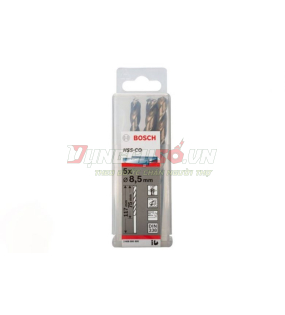 Mũi khoan INOX HSS-Co 8.5mm (hộp 5 mũi)