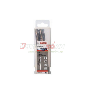 Mũi khoan INOX HSS-Co 9.5mm (hộp 5 mũi)