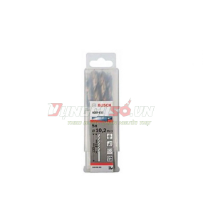 Mũi khoan INOX HSS-Co 10.2mm (hộp 5 mũi)