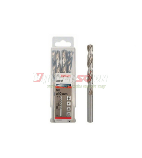 Mũi khoan sắt HSS-G 10.0mm (hộp 5 mũi)