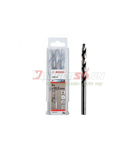 Mũi khoan sắt HSS-G 10.5mm (hộp 5 mũi)