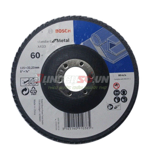 Đĩa nhám xếp Alox P40, Ø180mm 