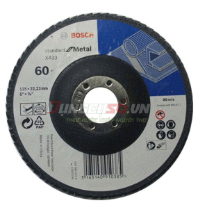 Đá nhám xếp P80 Ø100mm (linh hoạt)