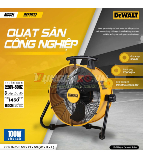Quạt Công nghiệp Dewalt 18″ DXF1832