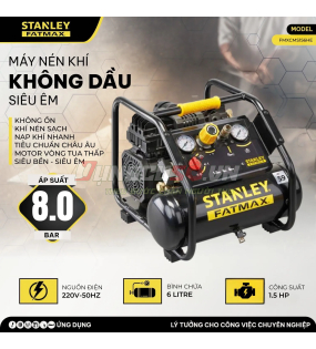 Máy nén khí không dầu STANLEY FMXCMS156HE | Dung tích 6L
