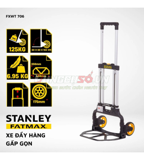 Xe đẩy hàng 2 bánh Stanley Fatmax – USA FXWT-706 |  Tải trọng 125kg