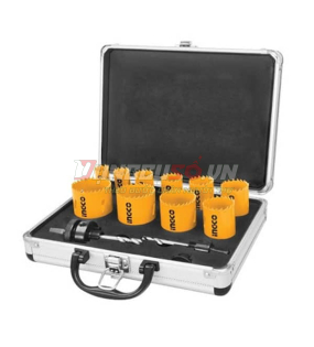 Bộ 12 mũi khoét kim loại INGCO AKH0121