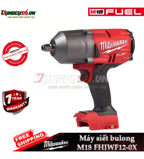 Máy siết bu lông 1898Nm 1/2 inch Milwaukee M18 FHIWF12-0X