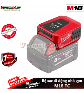 Bộ sạc di động nhỏ gọn Milwaukee M18 TC
