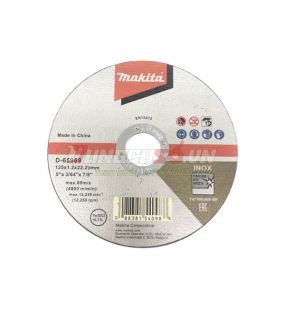 Đá cắt inox mỏng 125×1.2×22.23 Makita D-65969