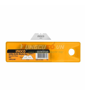 Bộ 10 lưỡi dao tiện dụng 61x19mm INGCO HUKB611