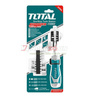 Bộ tua vít 15 chi tiết Total TACSD30156