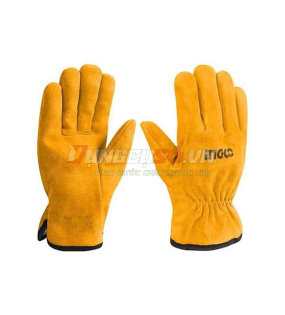 Găng tay vải da 10in INGCO HGVC02