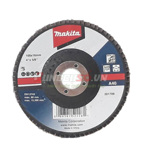 Đĩa nhám xếp A60 100x16mm Makita D-63404