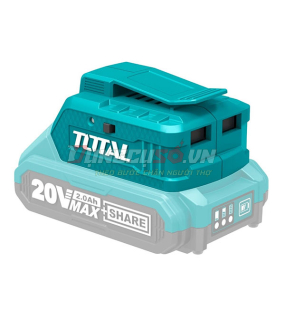 Sạc USB Lithium 20v Total TUCLI2001